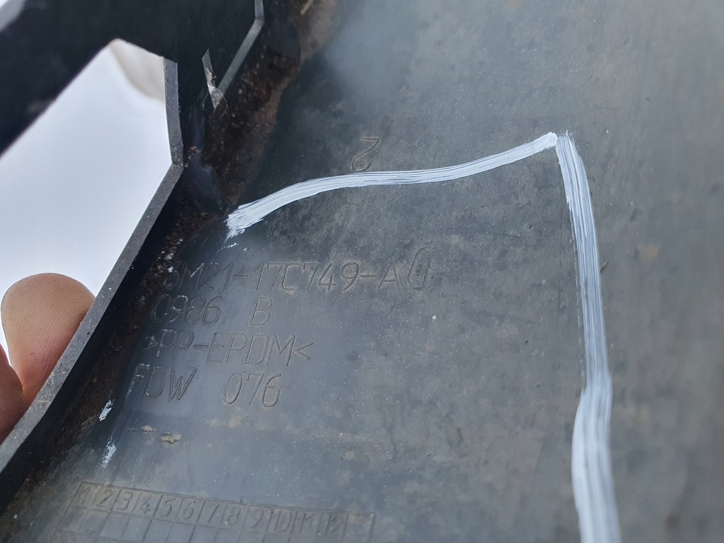 фото №11, Накладка-спойлер бампера перед ford galaxy mk3