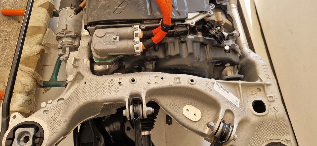 фото №10, Mercedes eqe 295 підвіска задня повний + oś задня поворотна акумулятор hsr