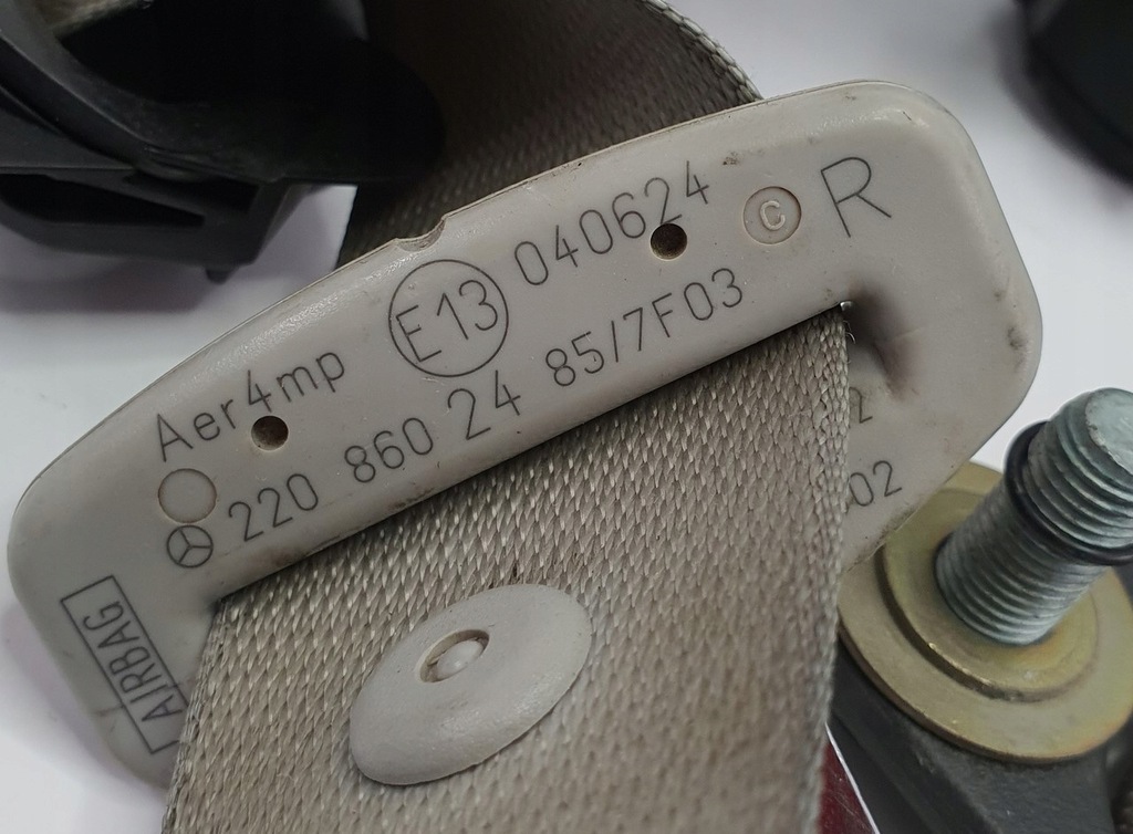 фото №2, Pas безпеки правий перед mercedes w220