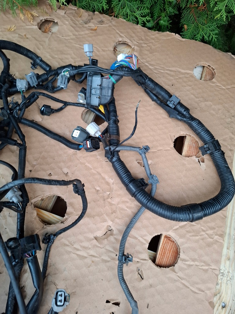 фото №11, Mitsubishi outlander iii 3 lift 15- phev гибрид электропроводка жгут коробка