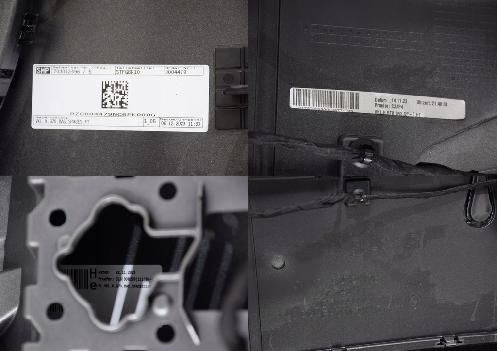 фото №15, Bmw 7 g70 бампер задняя basic 6 pdc хром spacesilber c67