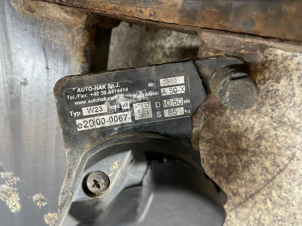 фото №8, Hak буксировочный шар балка болты жгут 7pin suzuki grand vitara ii 5d 85kg