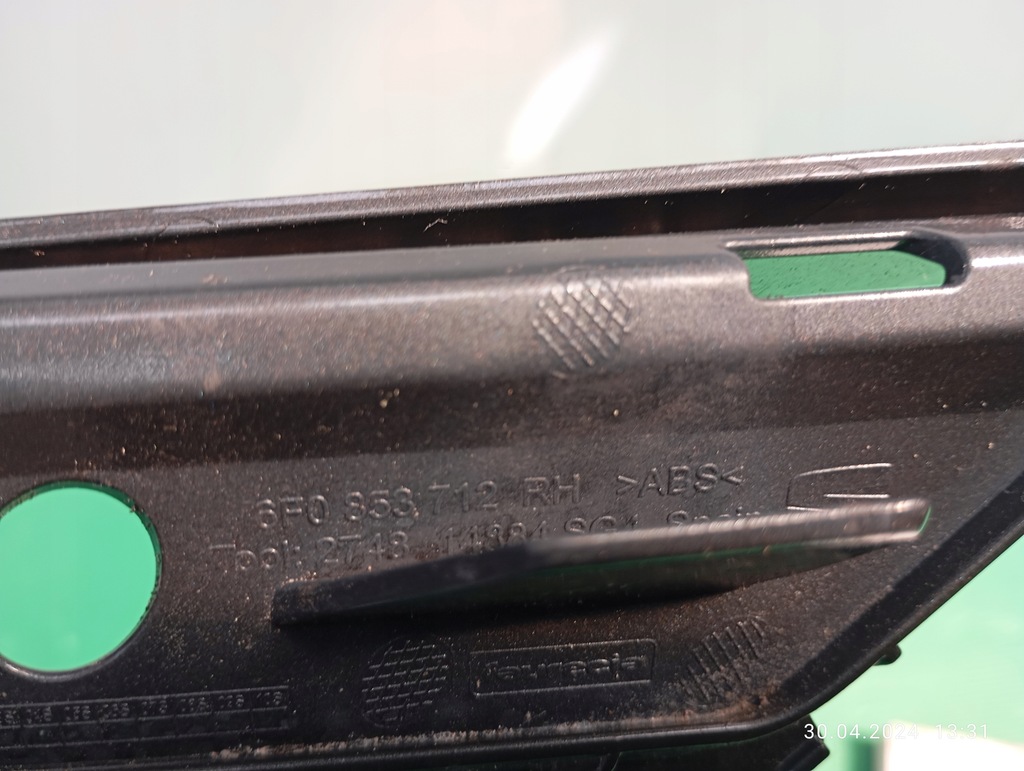 фото №11, Решітка бампера права seat ibiza v 17-21 6f0853712