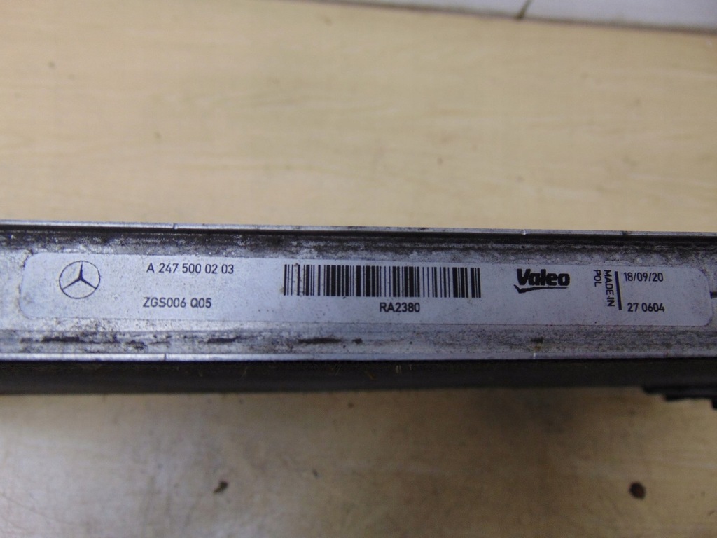 фото №13, Радиатор wody mercedes w177 w247 a2475000203