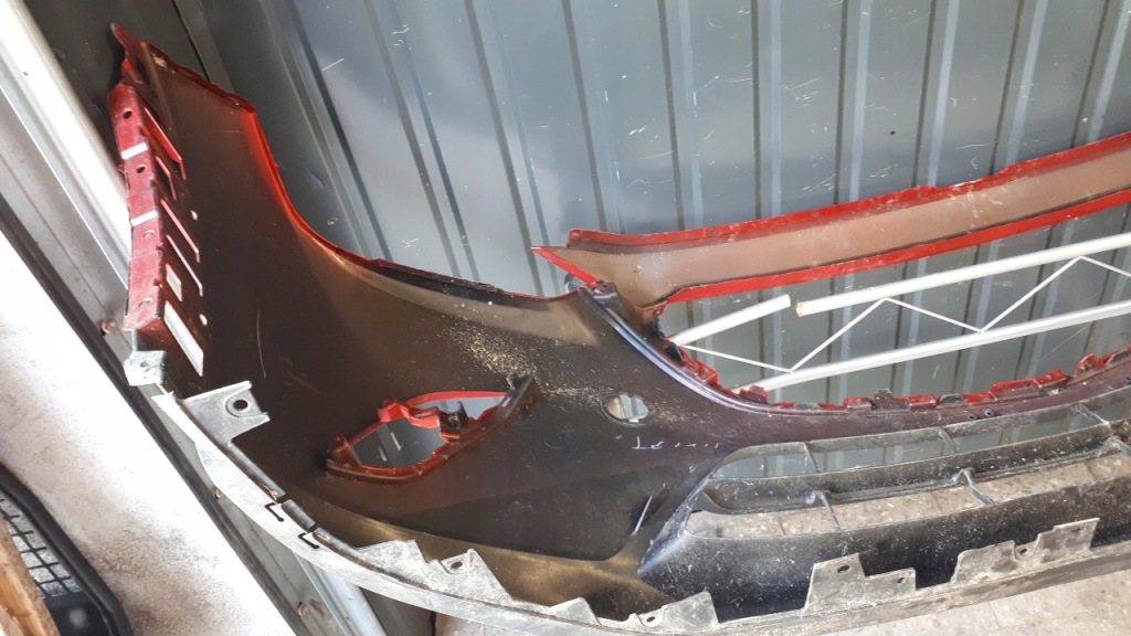 фото №14, D10j-50031 бампер перед mazda cx-3 pdc красный