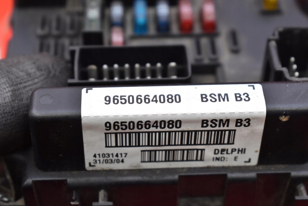 фото №7, Коробка предохранителей bsm 9650664080 peugeot 307 1 i 1.6 hdi 109 km 01-05