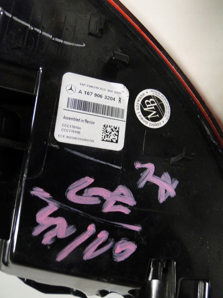 фото №6, Mercedes gle 167 w167 suv лампа задняя правая led