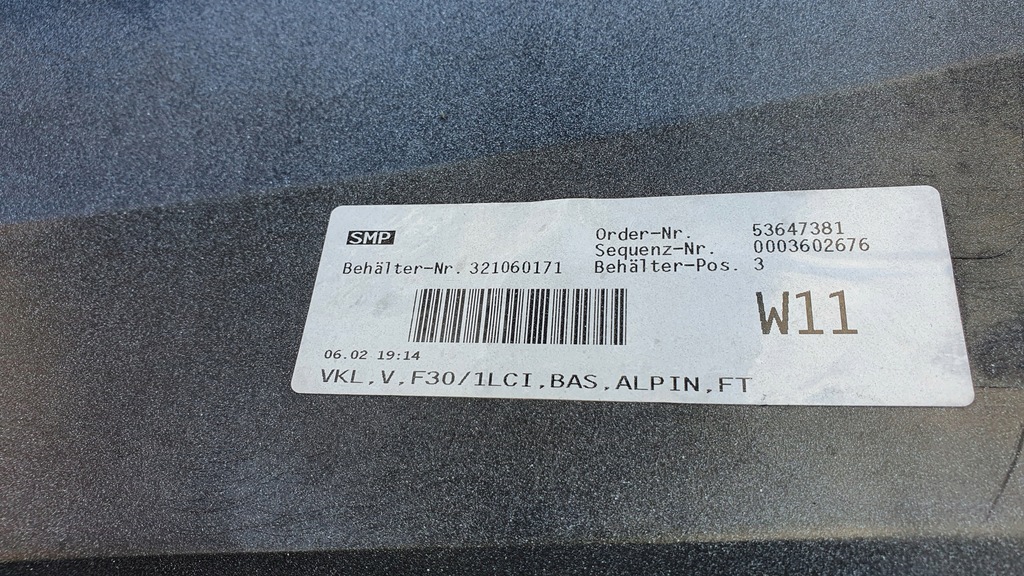 фото №12, Бампер перед bmw 3 f30 f31 lift pdc оригинал