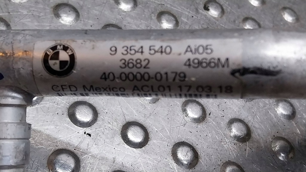 фото №5, Шланг кондиционера 9354540 bmw g01 g02 x3 x4