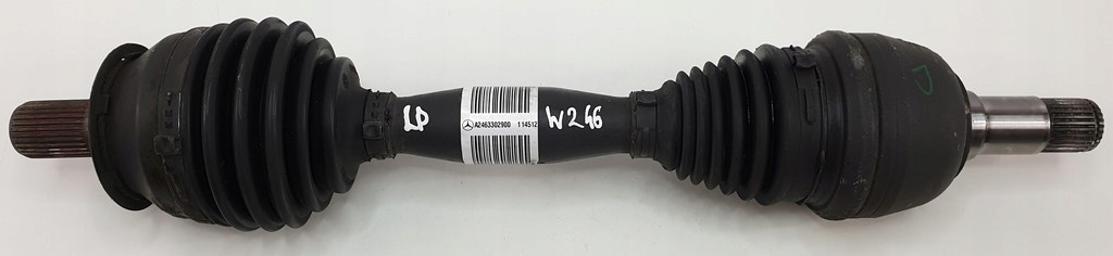 фото №1, Привідний вал лівий перед mercedes w246 1.6 cgi a2463302900
