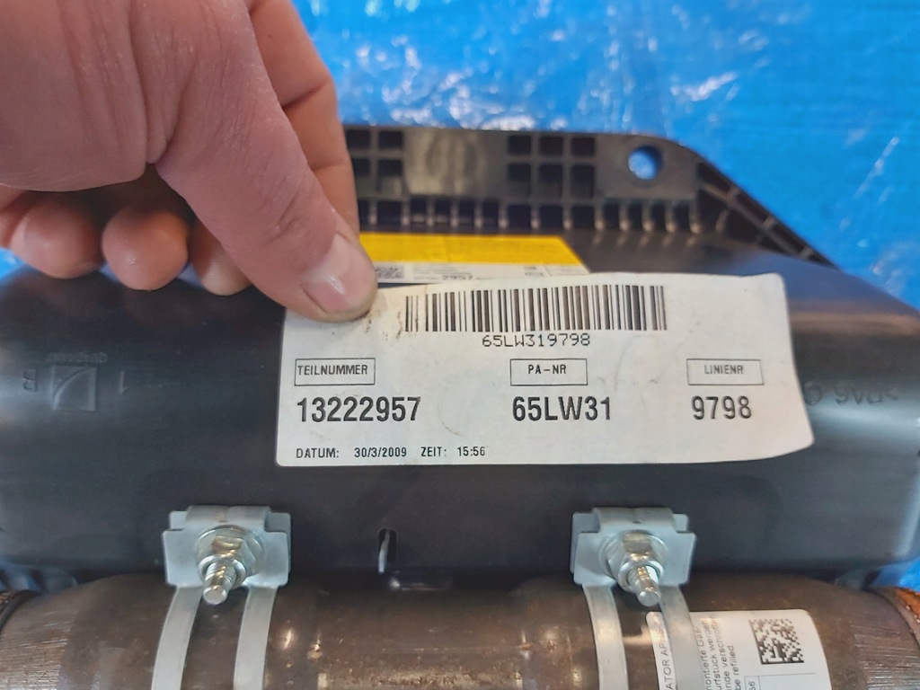 фото №15, Opel-części | insignia a приборная панель консоль приборная панель подушка безопасности 13270401