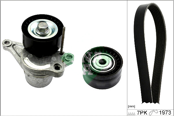 фото №1, Schaeffler ina 529 0317 10 набор ремень клиновой многоручейковый