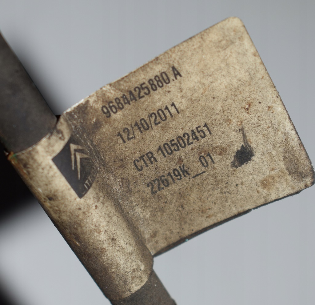 фото №5, Citroen c5 iii x7 lift шланг гидравлический задняя задний правый 9684425880