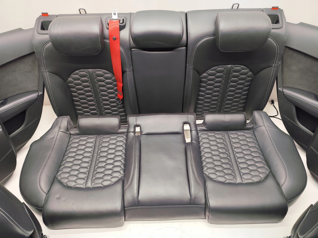 фото №8, Audi rs6 c7 lift сидіння заднє сидіння оббивка шкіра комплект