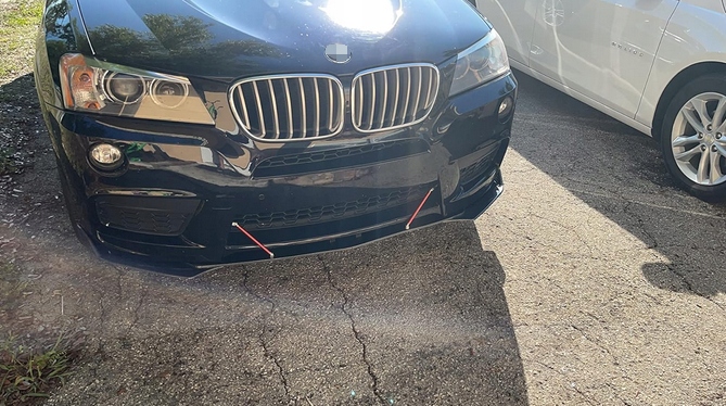 фото №8, Сплиттер бампер накладка бампера передний спойлер универсального 4szt