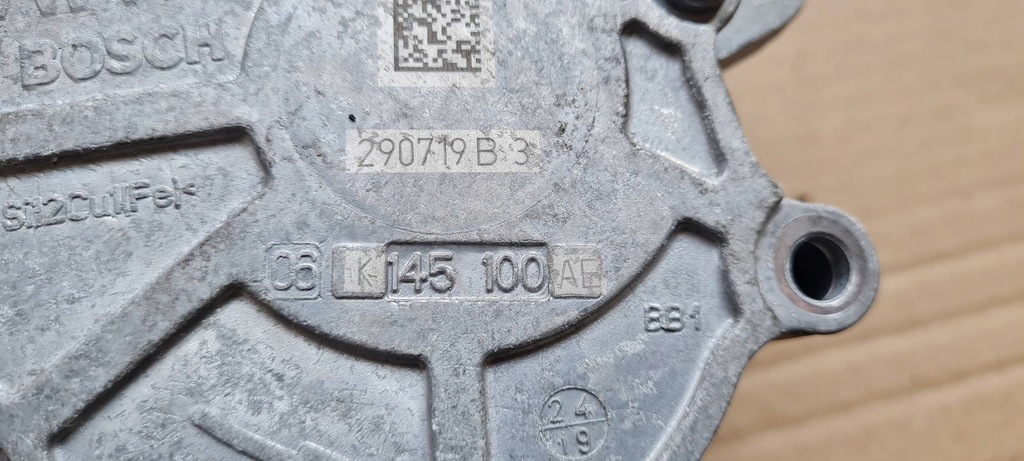 фото №5, A4 b9 8w lift насос вакуумa вакуум 2.0 tfsi 06k145100ae a5 8w