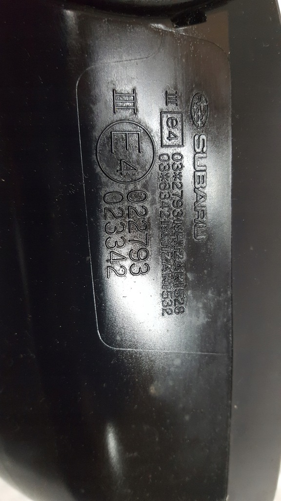 фото №7, Subaru forester 3 iii sh 2.0d 08-11 зеркало правое 5pin europa