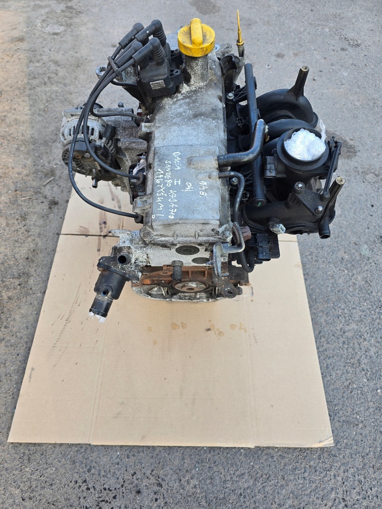 фото №6, Двигун dacia sandero i 1.4 бензин europa 08-12 rok kompletny k7ja710