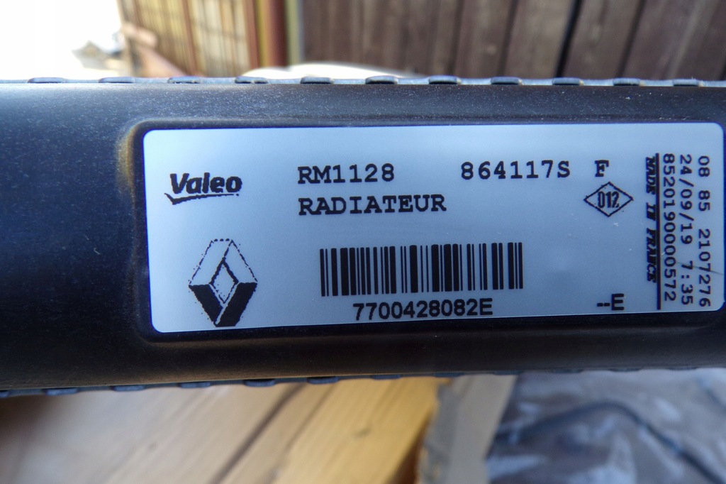 фото №6, Радіатор dacia logan i 1.6 7700428082e оригінал