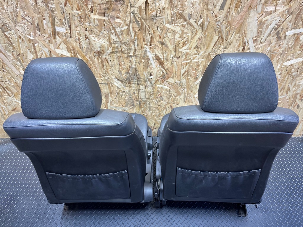 фото №16, Комплект сидіння заднє сидіння обшивки оббивка czarna шкіра europa bmw e61 gr