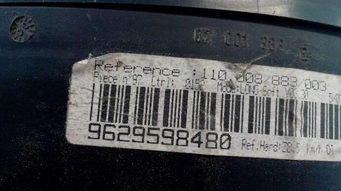 фото №7, Лічильник peugeot 607 2,2 d 9629598480