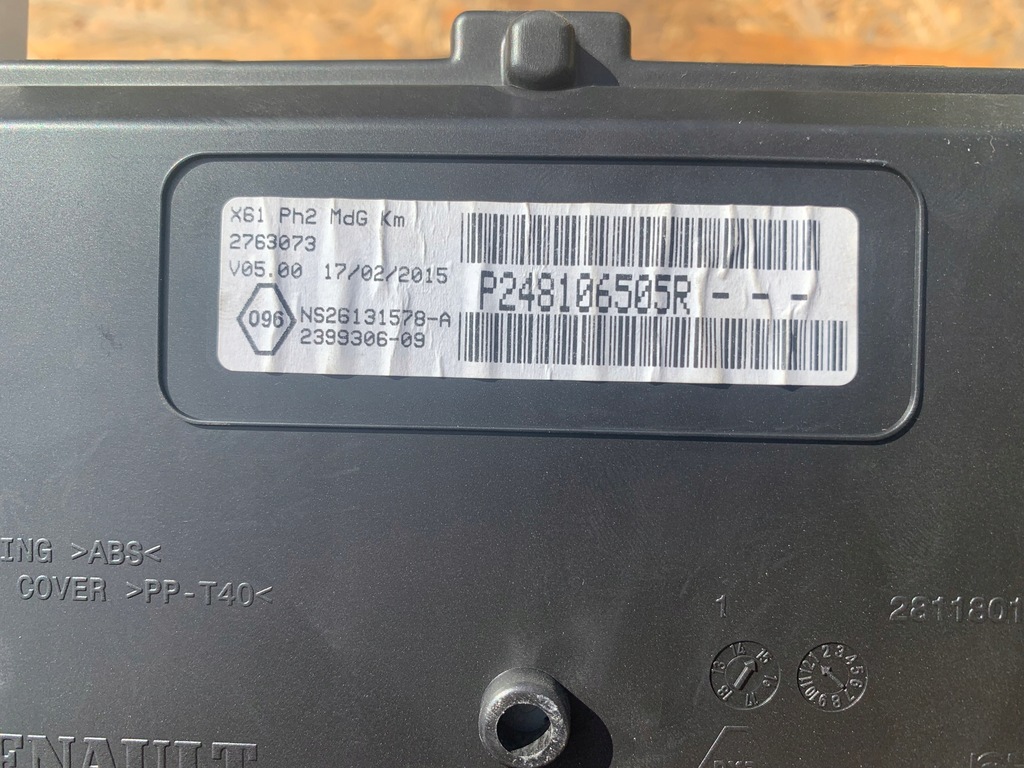 фото №8, P248106505r renault kangoo iii ii eu счетчик приборная панель