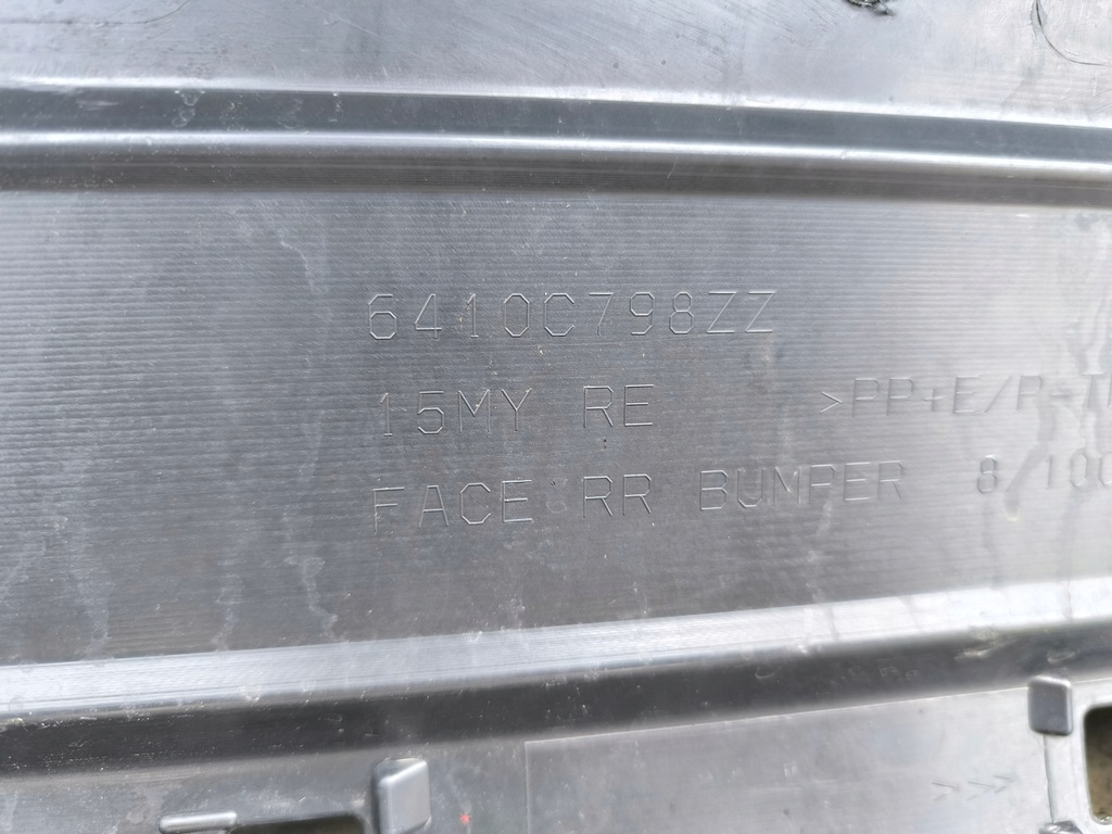 фото №10, Mitsubishi outlander 3 iii lift 15- бампер задня задній 6410c798zz