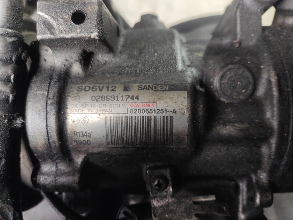 фото №2, Компресор кондиціонера renault clio iii note 1.5