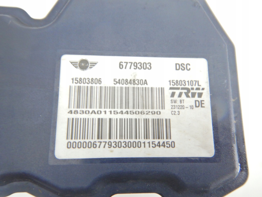 Mini cooper r55 r56 r57 насос abs тормозная dsc блок управления 6779303 Недорого