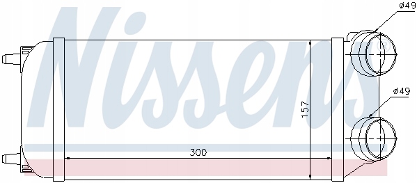 Nissens 96638 радиатор воздуха наддувочный Киев