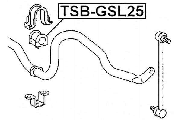 фото №14, Втулка стабилизатора передний toyota highlander
