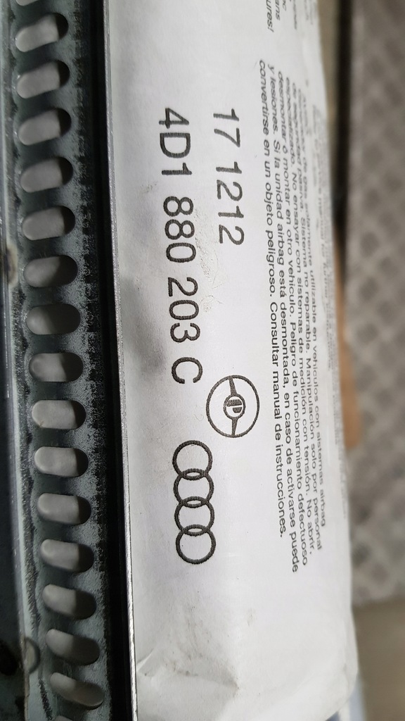 фото №6, Audi a8 d2 подушка подушка безопасности пассажира