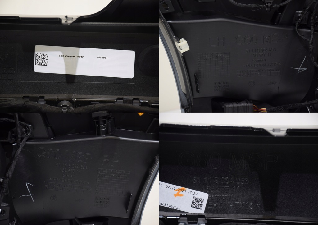 фото №15, Bmw 5 g60 g61 бампер перед m-pakiet usa 6 pdc brooklyngrau c4p