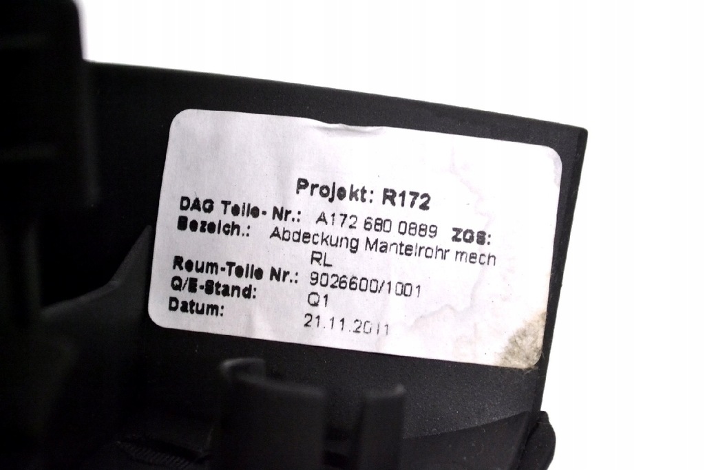 фото №5, Mercedes r172 slk200 2012 rhd обрамлення колонки кермового