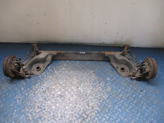 фото №1, Peugeot 107 oś задняя задняя балка тормозные барабаны abs