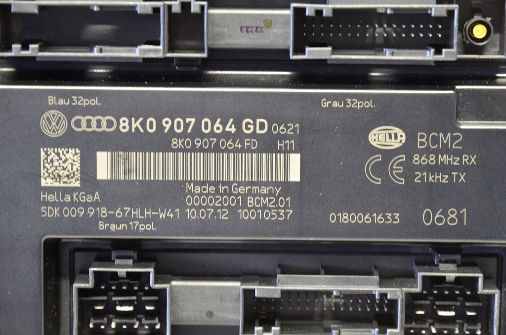 фото №4, Audi a5 8t8 блок управления бортовой сетью 8k0907064gd