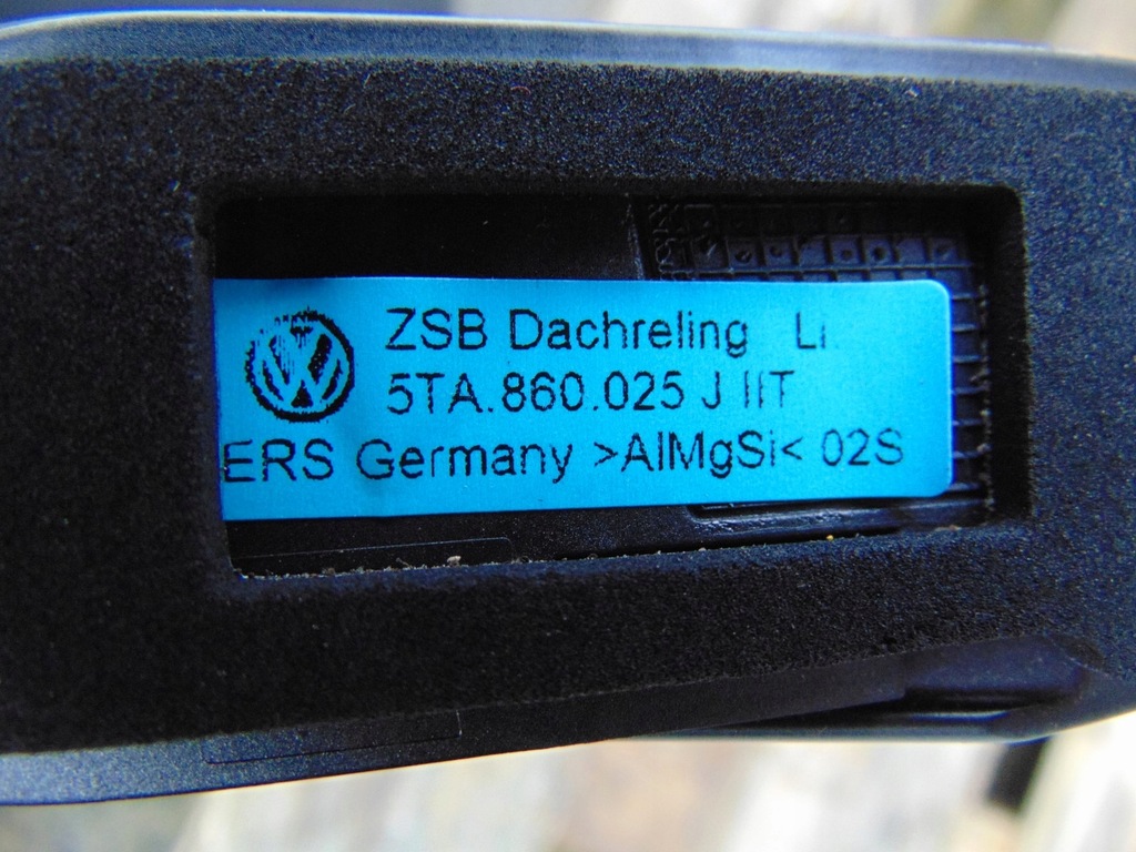 фото №15, Рейлинг крышный левый vw touran 5ta860025j