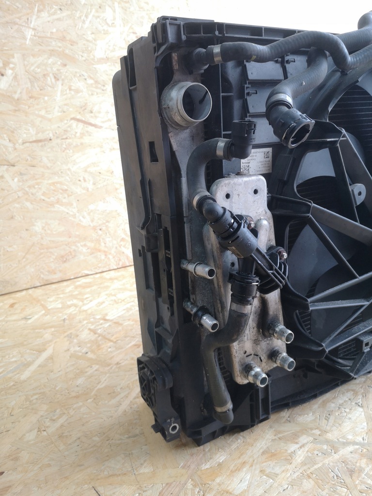 фото №10, Bmw f02 750 i радиатор вентилятор комплект охладитель