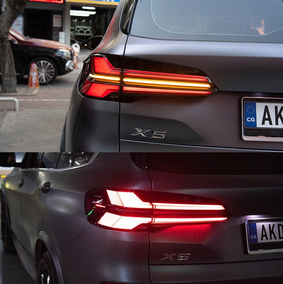 Монтаж задних света автомобильных full led к задних лампа bmw x5 g05 2018-2023 Оригинал