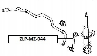 фото №2, З'єднувач стабілізатора перед smart forfour 04-