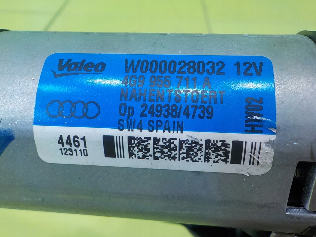 фото №7, Audi a1 8x 1.6 tdi 12r 3d моторчик двірники задня 4g9955711a