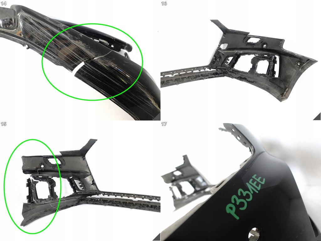 фото №15, Audi rs4 8w0 b9 16-19 бампер бампер перед пошкоджений - na частини