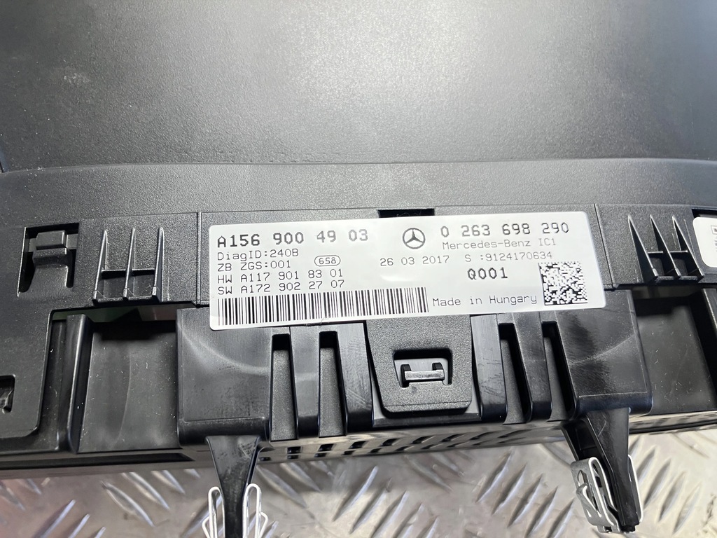 фото №5, Счетчик приборы mercedes gla x156 2.2 cdi a1569004903 uk