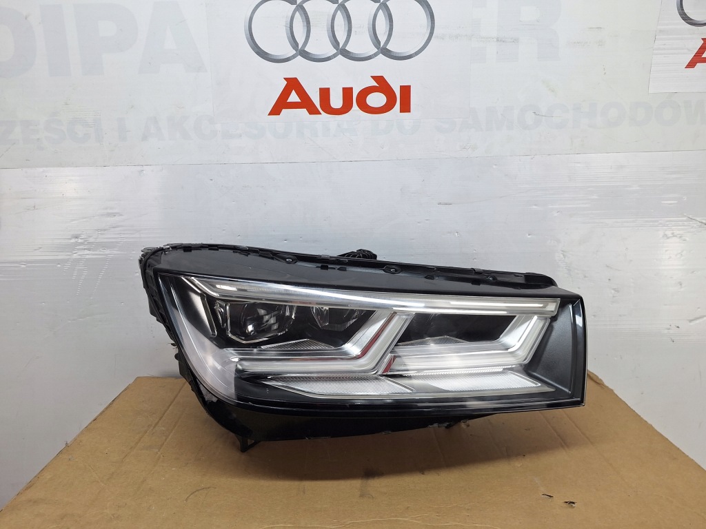 фото №1, Фара full led audi q5 80a 2017-2020 przed liftem eu оригинальный номер оригинал fy