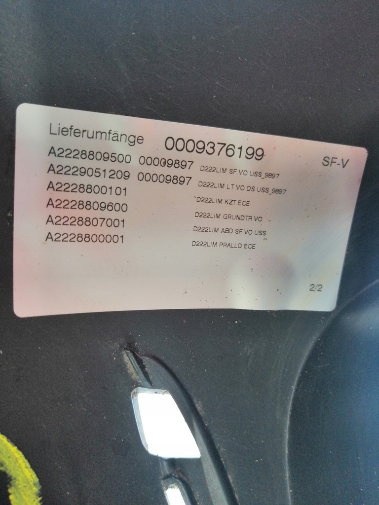 фото №10, Mercedes s-klasa w222 lift бампер перед