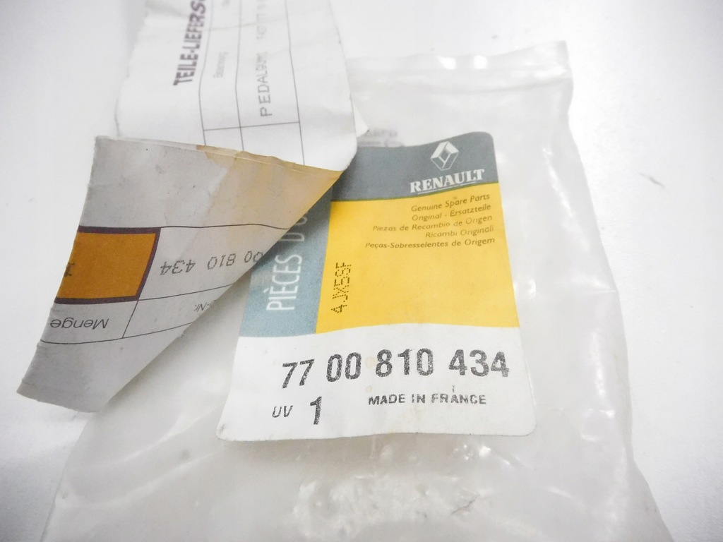 фото №12, Накладка педалі renault laguna i оригінальний номер 7700810434