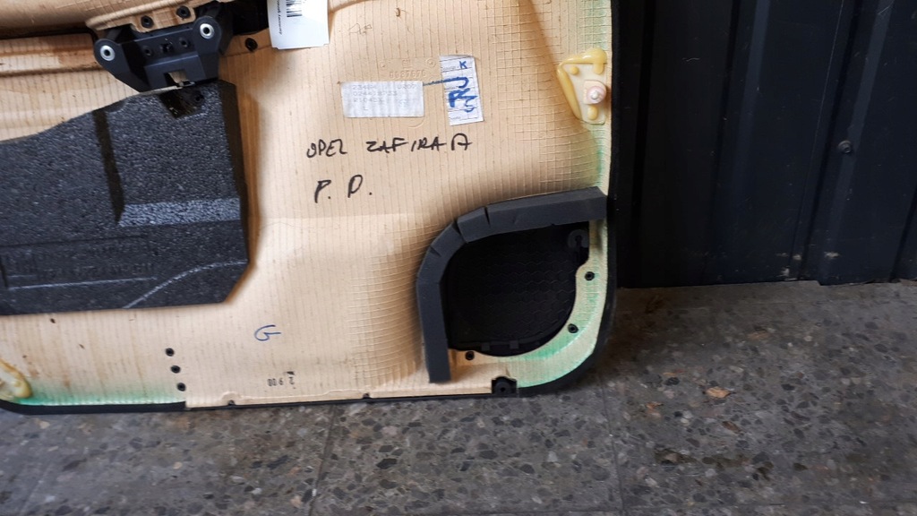 фото №6, Обшивка дверь правый перед opel zafira a