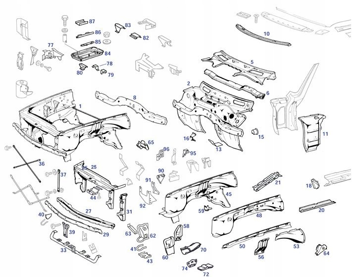 Основа акумулятор mercedes 107 sl slc нова Недорого