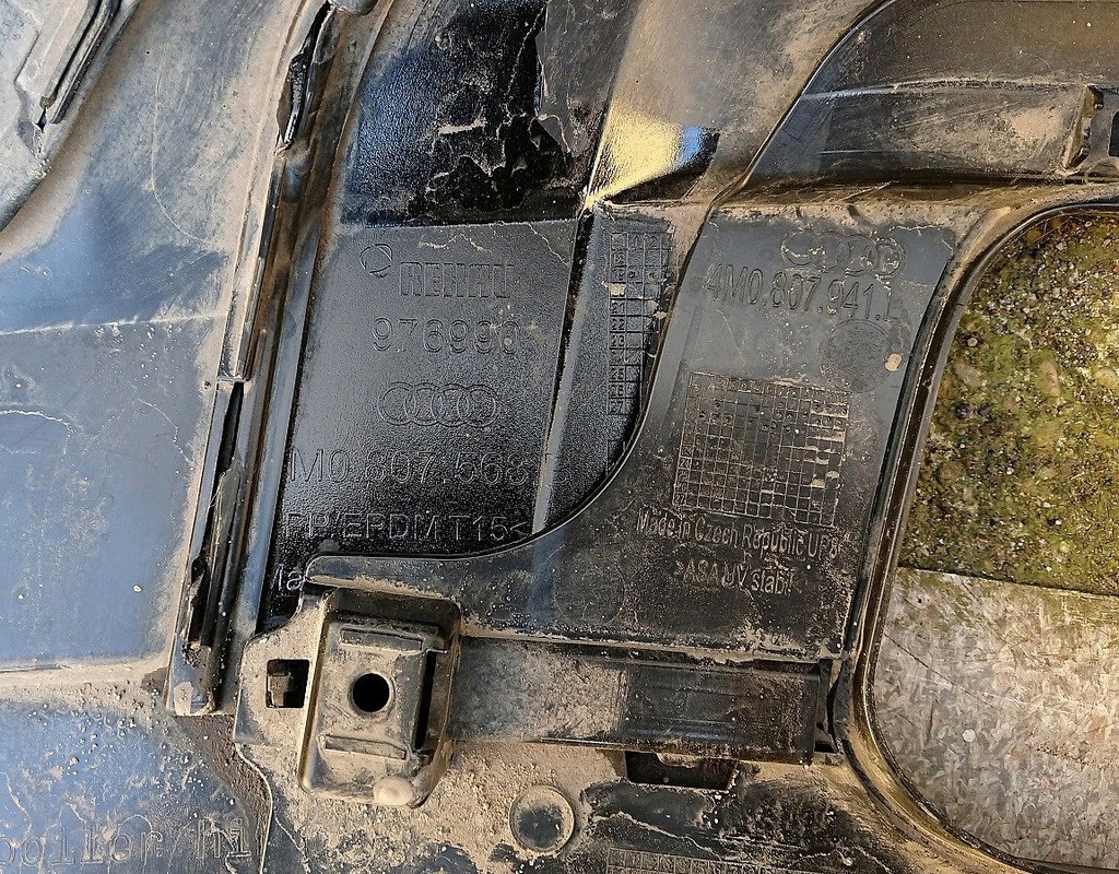 фото №7, Audi q7 s-line lift 4m0 19-20 накладка-спойлер спойлер задняя