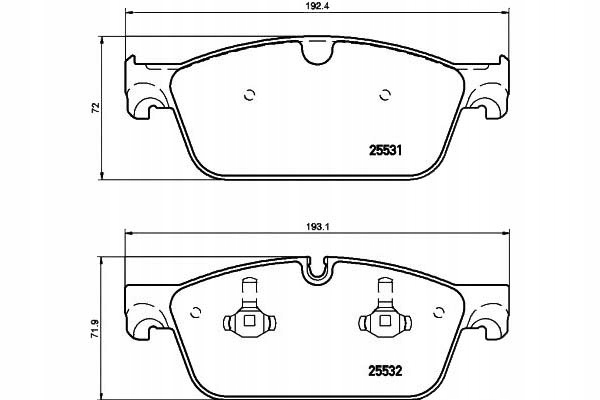 Купити Textar гальмівні колодки ham. db перед w166/x166 gl/ml 11-